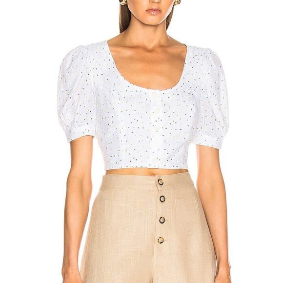 Staud Tibou Top in Buttercup Size 10 - Picture 1 of 7